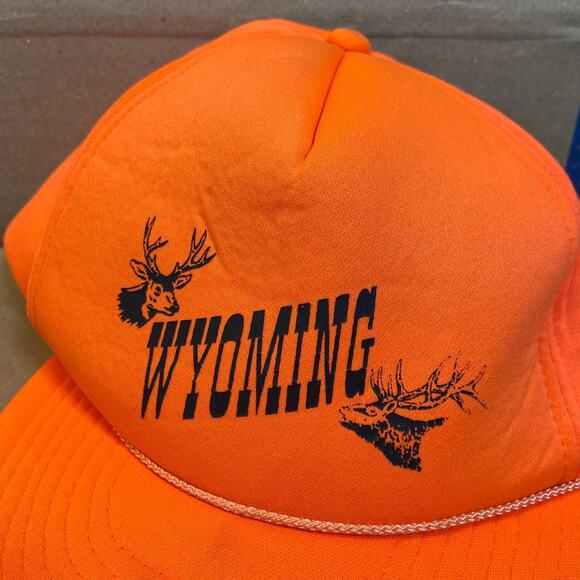 90s orange Wyoming trucker hinting - Picture 3 of 4
